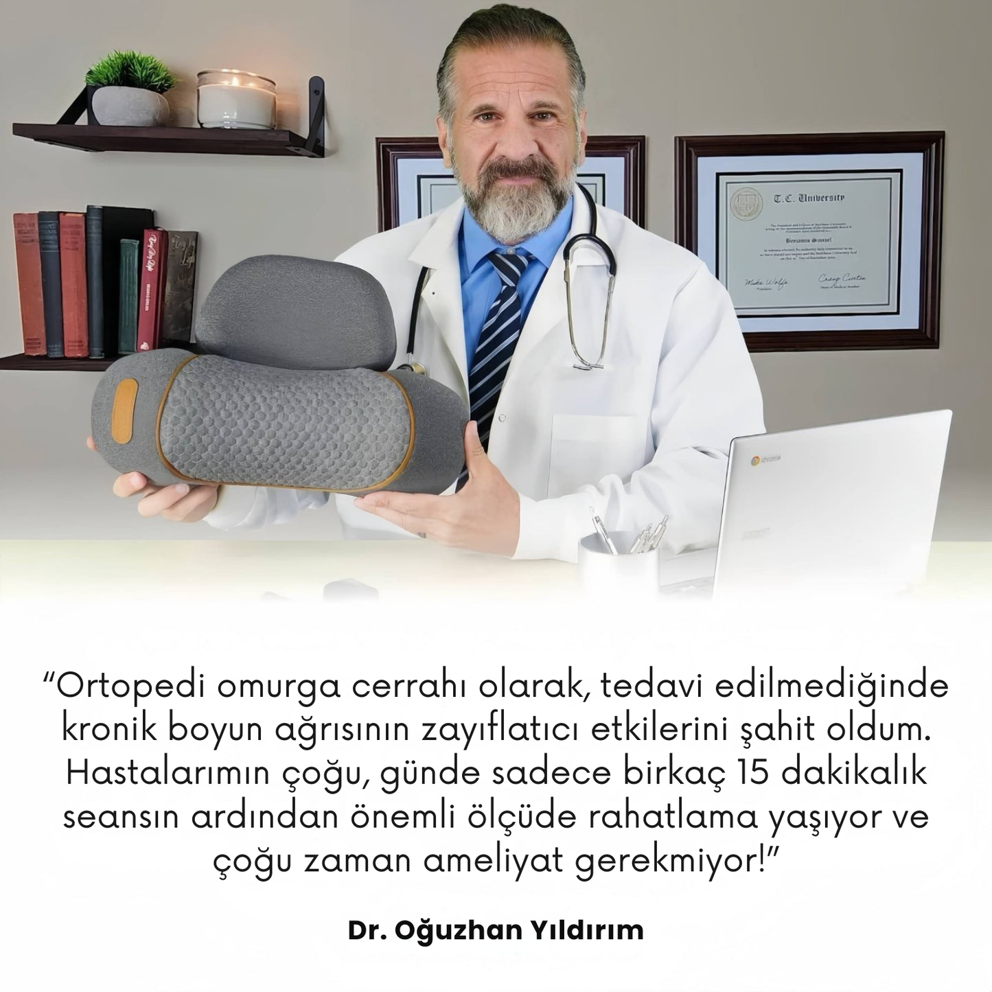 Terapix® Boyun Masaj Yastığı