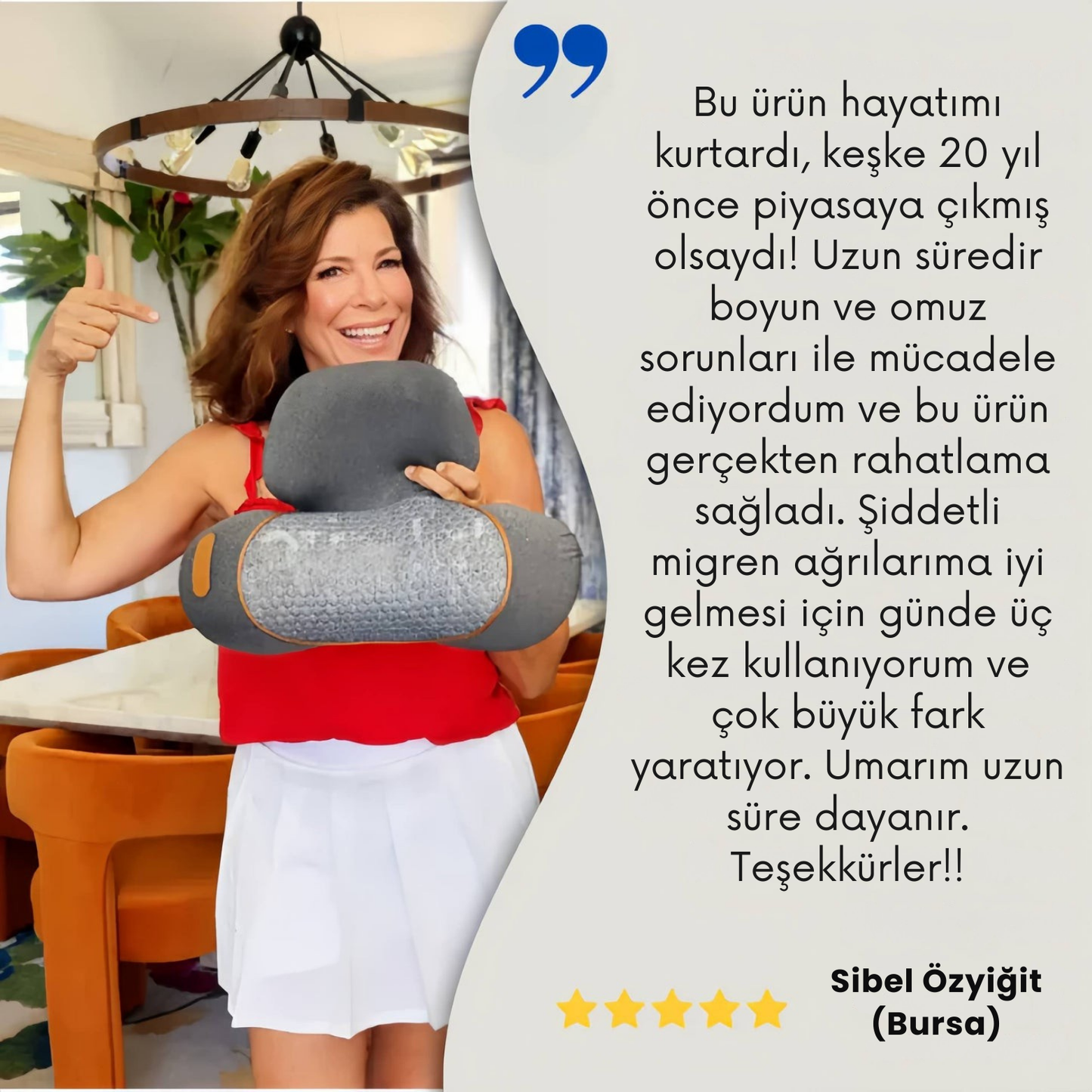 Terapix® Boyun Masaj Yastığı