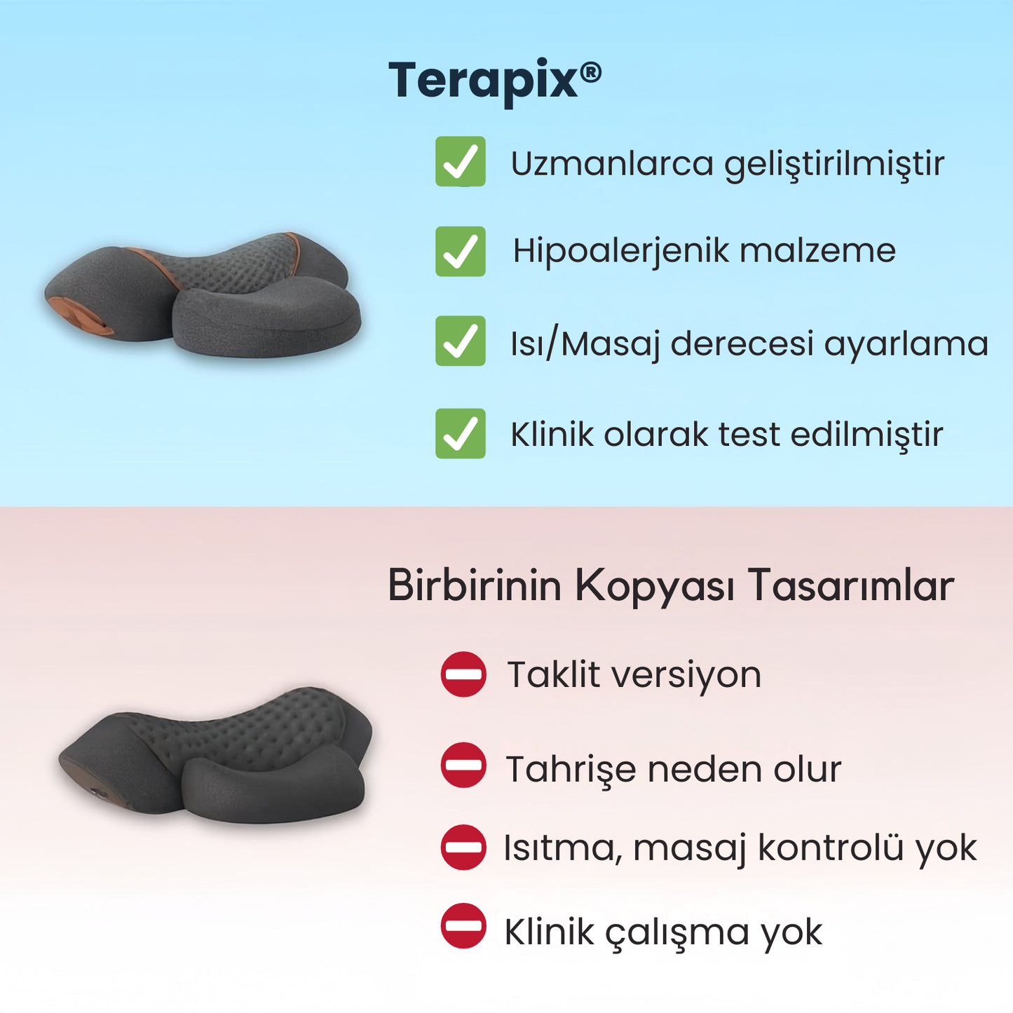 Terapix® Boyun Masaj Yastığı