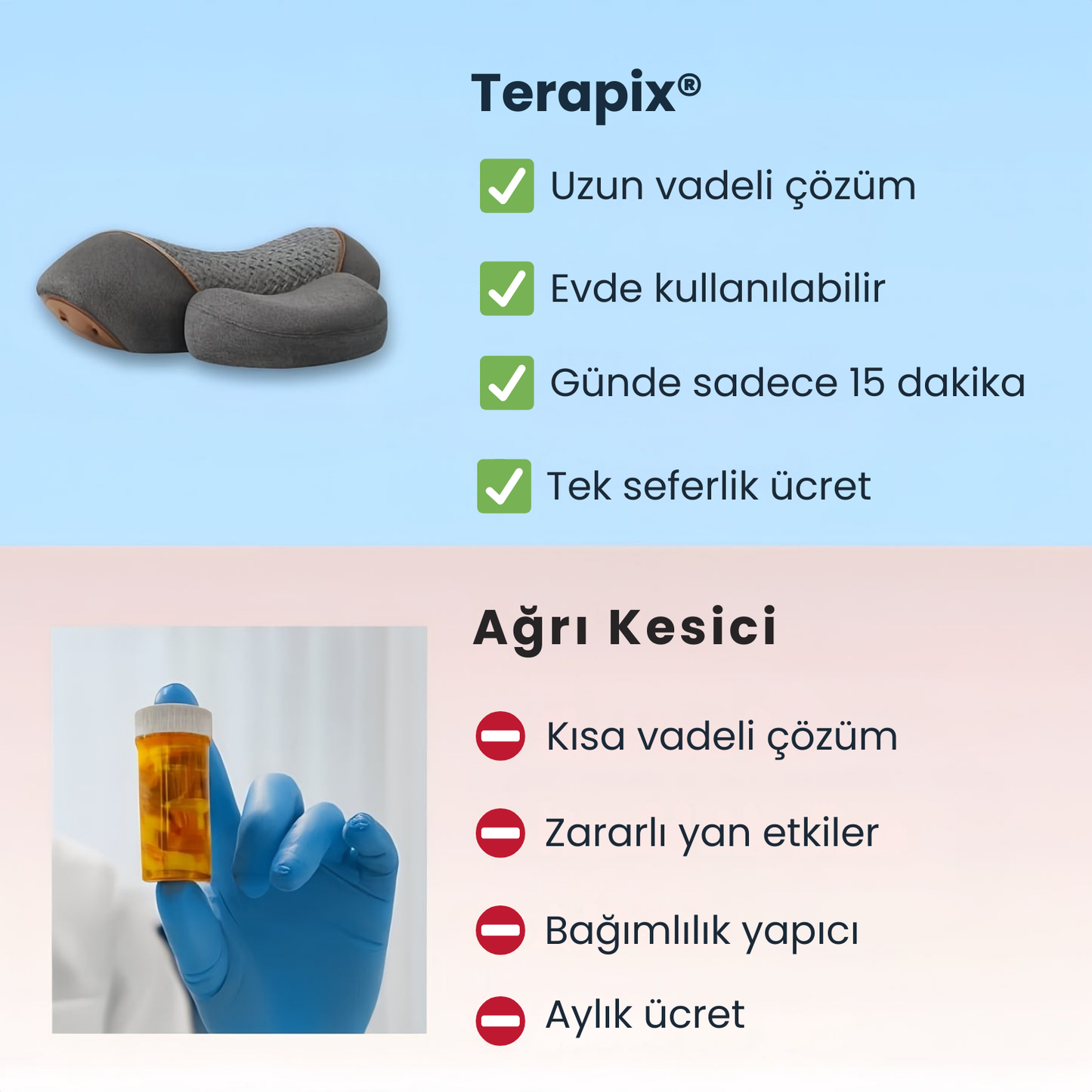 Terapix® Boyun Masaj Yastığı